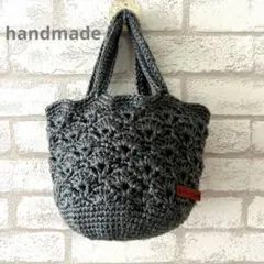 の*の様 ハンドメイド かぎ針編みミニトートバッグ