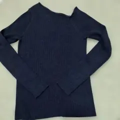 GU リブニットカットソー