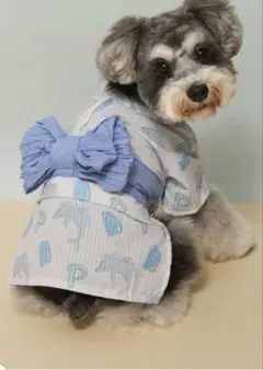 ジェラピケ　浴衣 ドルフィン柄 犬服　Sサイズのサムネイル