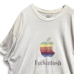 BLQZ 企業 Tシャツ 古着 ファッキントッシュ アップル カンパニー ロゴ