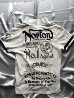 Norton ノートン ポロシャツ ホワイト Lサイズ　22N1900