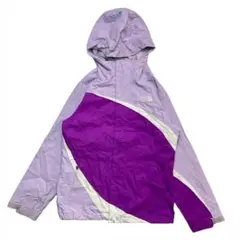 ザ ノースフェイス HyVent マウンテン パーカー ガールズ M パープル