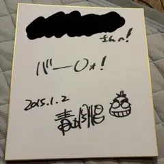 声優 花井美春さん 直筆サイン色紙 凹みあり ここ俺 シャルロット