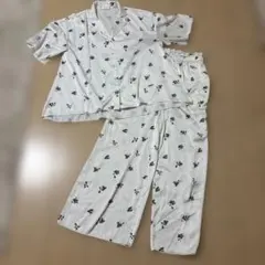 GELATO PIQUE イチゴ柄 パジャマセット フリーサイズ ワンサイズ 白