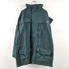 90s エルエルビーン旧タグ ナイロンカバーオールジャケット M ヴィンテージ