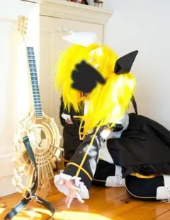VOCALOID　鏡音リン　炉心融解　コスプレ　コスプレ衣装　ギター付