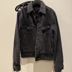 ポロ ラルフローレン ブラック デニムジャケット 裏地付き Gジャン XS