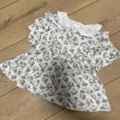 teteatete 花柄レース襟トップス 95