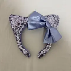 キティ×スパンコールカチューシャ×パープル（USJカチューシャ）