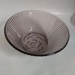 昭和レトロ 　当時物 ガラス 食器 小皿 紫 小鉢　セット