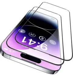 iPhone14Pro ガラスフィルム２枚セット