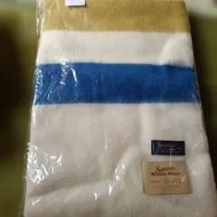 BASSHU ブランケット　ウール100% 日本製