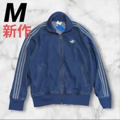 М アディダス adidas デニムジャケットファイアーバード トラックトップ