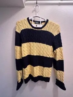 古着 ラルフローレン 90s ボーダーニット