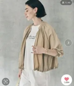 UNFILO ブルゾン ベージュ系のサムネイル
