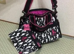 LeSportsac×Barbieコラボ バービーのシルエット柄 バックパック大 LeSportsac×Barbieコラボ バービーのシルエット柄 バックパック大
