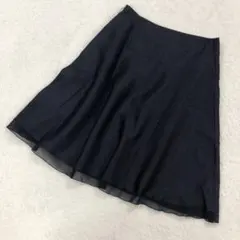 z-1132 NATURAL BEAUTY ダークブルー フレアスカート