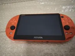 オレンジ PS Vita 本体 ACアダプター、メモリーカード、ソフト付き