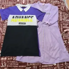 美品☆LOVETOXICワンピース&メッシュロングカーデ2点セット