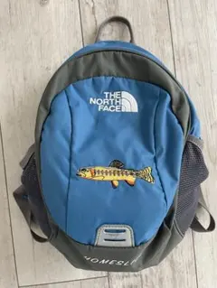 THE NORTH FACE リュック 魚 青/グレー 8リットル 幼稚園