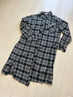 AMERICAN HOLIC チェック柄 シャツワンピース F