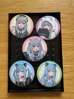 甘城なつき　Nachoneko　缶バッジ　5種コンプセットのサムネイル