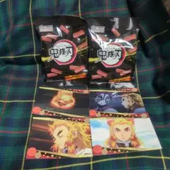 鬼滅の刃　煉獄杏寿郎　カルパス2袋　BIG　シール4枚　ヤガイ　箱無し