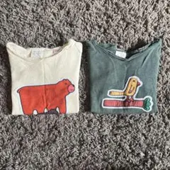 ZARA baby kids ロンT 長袖　Tシャツ　2枚　セット