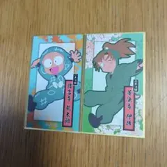 【忍たま乱太郎】華絵札色紙　猪名寺乱太郎&善法寺伊作