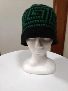 1-49 クラッシャー ハット クロシェハット ニット帽 ビーニー ハンドメイド