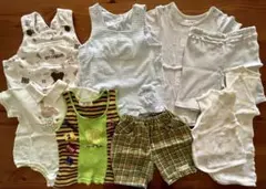 Bebe他 ベビー服 9点まとめ売り 男女兼用 60〜80のサムネイル