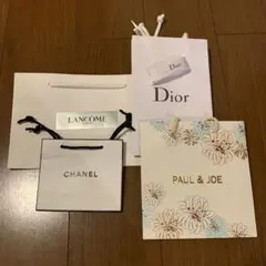 ショッパー4点セット LANCOME CHANEL Dior ポールアンドジョー