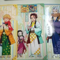 鬼滅の刃　くら寿司　クリアファイル　ビックリマンチョコ　シール