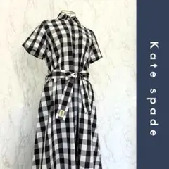 美品✨Kate spade NEW YORK ギンガムチェック ワンピース
