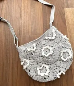 ハンドメイド　かぎ針編み　ポシェット　ショルダーバック④