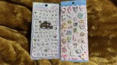 ジュエルドロップシールとサンリオぷっくりシール