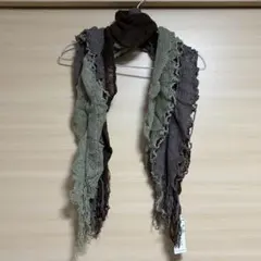 マフラー　ストール　ニット　未使用　ウール入り