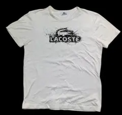 LACOSTE ロゴ Tシャツ サイズ3 オフホワイト