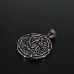 ヴィンテージ　シルバー　ネックレス　ペンダント　シンプル