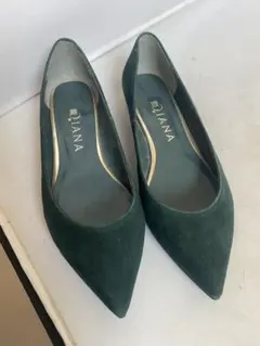 DIANA ダイアナ パンプス グリーン 22cm 綺麗　日本製のサムネイル