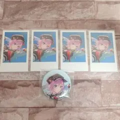 にじさんじ 東京公演 夕陽リリ チェキ カード N R 缶バッジ