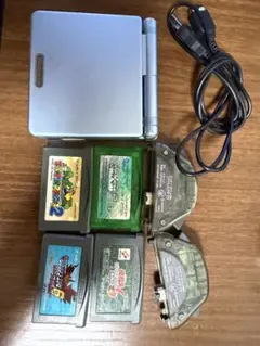 ぺ*ー様 ゲームボーイアドバンスSP 本体とゲーム4本セット