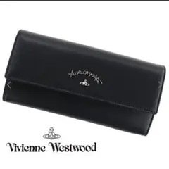 【希少✨️】Vivienne Westwood レザー長財布 ブラック