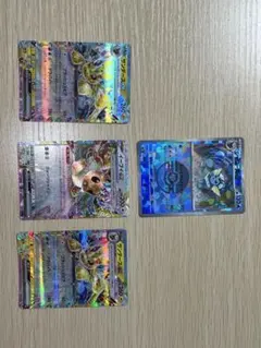 シャワーズ　マスターボールミラー　 ポケモンカードセット（サンダーズ，イーブイ）