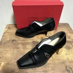 美品☆ORiental TRaffic×earth ベルトパンプス 黒 24.5のサムネイル