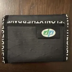 DIESEL ナイロン三つ折り財布 ブラック