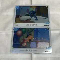 リロ・アンド・スティッチ フォトカード 2枚セット