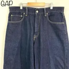 【GAP】スーパーバギーデニム　31/32　ネイビー