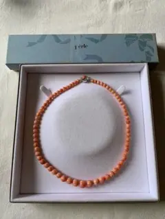 珊瑚 ネックレス perle ケース付き 天然石 ラ81 - メルカリ