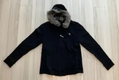 BURBERRY BLACK LABEL （メンズパーカー：ファー付）